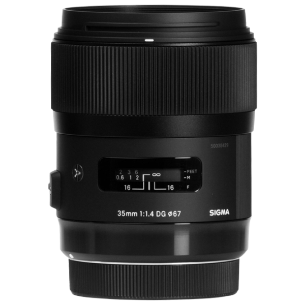 Obiectiv Sigma AF 35mm f/ 1.4 DG HSM ART F/ Sony-A Black photo 2