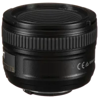 Объектив Nikon Nikkor AF-S 50mm f/ 1,8G Черный photo 2