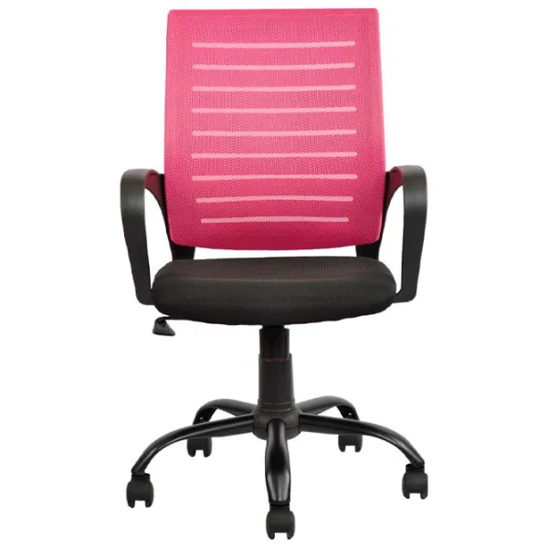 Fotoliu de birou DecoPrim F-5014 Plasă acrilică/ Pink photo 2