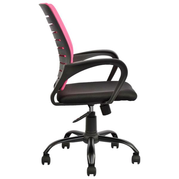 Fotoliu de birou DecoPrim F-5014 Plasă acrilică/ Pink photo 3