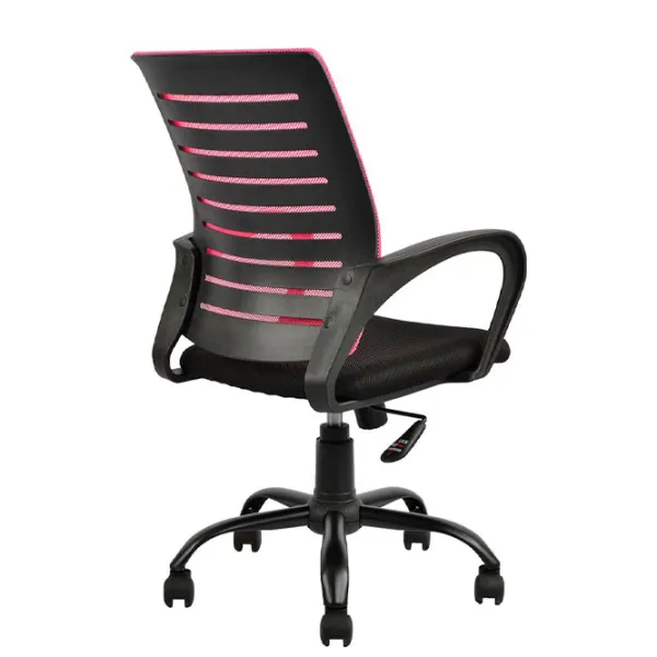 Fotoliu de birou DecoPrim F-5014 Plasă acrilică/ Pink photo 4