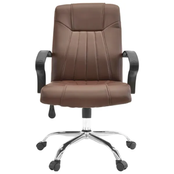 Fotoliu de birou DecoPrim F-11 Piele artificială/ Brown photo 2 Fotoliu de birou DecoPrim F-11 Piele artificială/ Brown photo 2