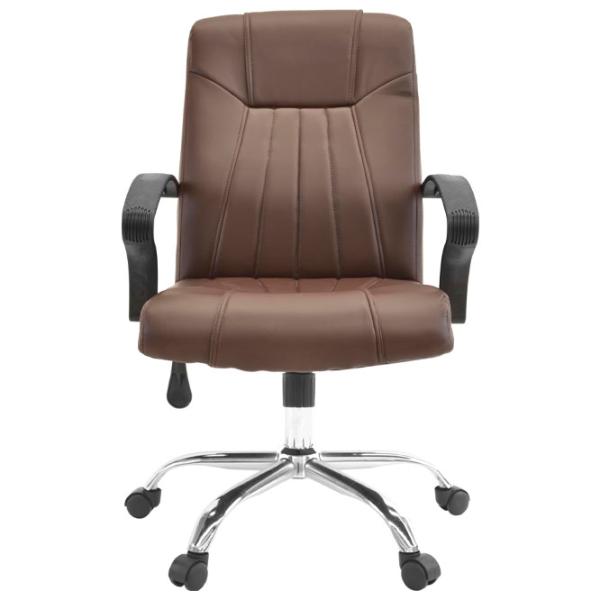 Fotoliu de birou DecoPrim F-11 Piele artificială/ Brown photo 2 Fotoliu de birou DecoPrim F-11 Piele artificială/ Brown photo 2