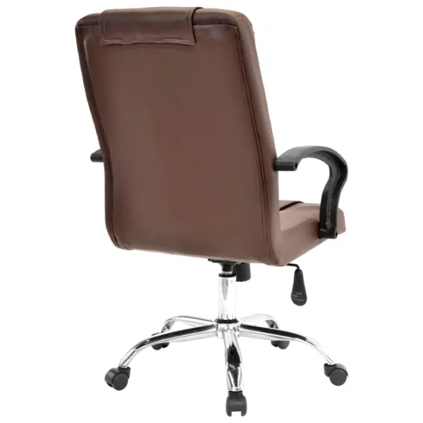 Fotoliu de birou DecoPrim F-11 Piele artificială/ Brown photo 3 Fotoliu de birou DecoPrim F-11 Piele artificială/ Brown photo 3