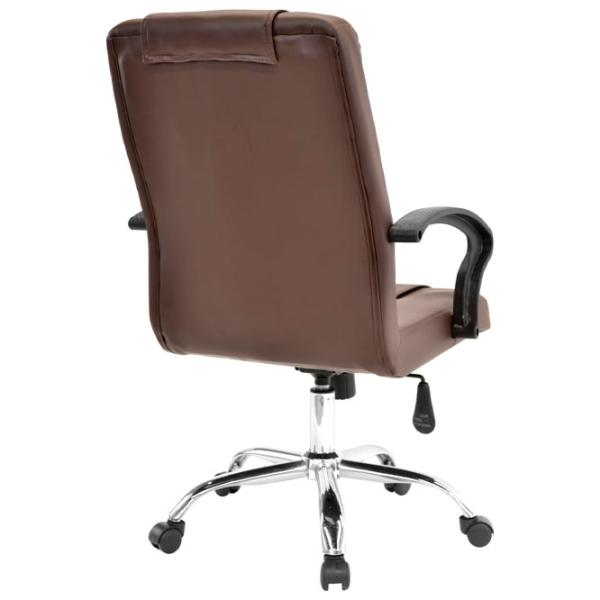 Fotoliu de birou DecoPrim F-11 Piele artificială/ Brown photo 3 Fotoliu de birou DecoPrim F-11 Piele artificială/ Brown photo 3