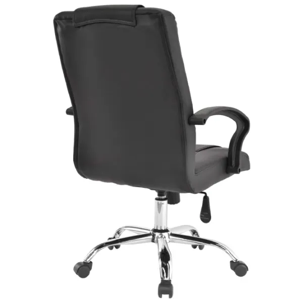 Fotoliu de birou DecoPrim F-11 Piele artificială/ Black photo 3 Fotoliu de birou DecoPrim F-11 Piele artificială/ Black photo 3