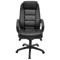 Fotoliu de birou DecoPrim BX-3796 Piele/ Black photo 2