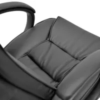 Fotoliu de birou DecoPrim BX-3796 Piele/ Black photo 7