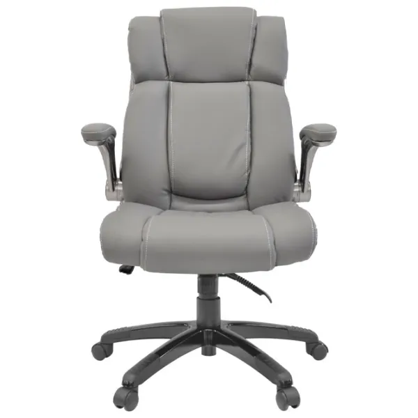Fotoliu de birou DecoPrim BX-3702 Piele artificială/ Gray photo 2