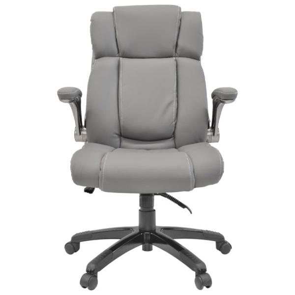 Fotoliu de birou DecoPrim BX-3702 Piele artificială/ Gray photo 2