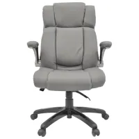 Fotoliu de birou DecoPrim BX-3702 Piele artificială/ Gray photo 2