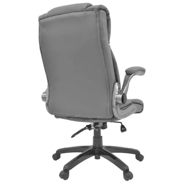 Fotoliu de birou DecoPrim BX-3702 Piele artificială/ Gray photo 3