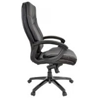 Fotoliu de birou DecoPrim BX-3671 Piele/ Black photo 2