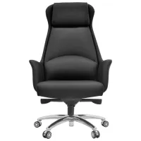 Fotoliu de birou DecoPrim Aeron Piele artificială/ Black photo 3