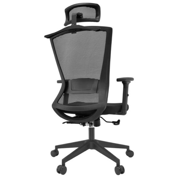 Fotoliu de birou DecoPrim Tuscola Pânză, plasă acrilică/ Black photo 3 Fotoliu de birou DecoPrim Tuscola Pânză, plasă acrilică/ Black photo 3