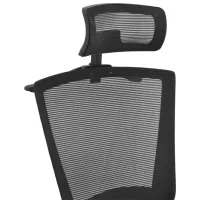 Fotoliu de birou DecoPrim Tuscola Pânză/ Black photo 4