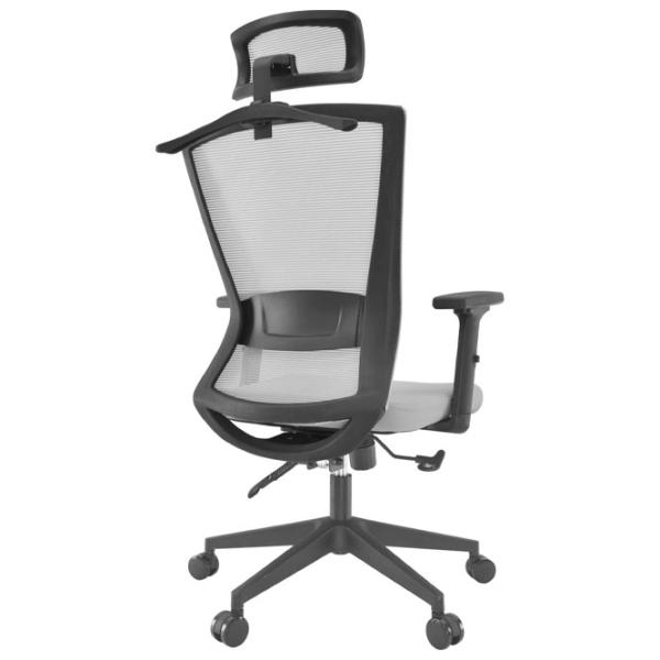 Fotoliu de birou DecoPrim Tuscola Pânză, plasă acrilică/ Gray photo 3