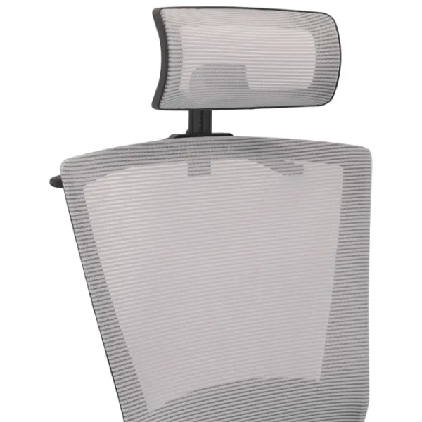 Fotoliu de birou DecoPrim Tuscola Pânză, plasă acrilică/ Gray photo 4