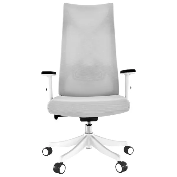 Fotoliu de birou DecoPrim Forest Pânză, plasă acrilică/ White photo 2