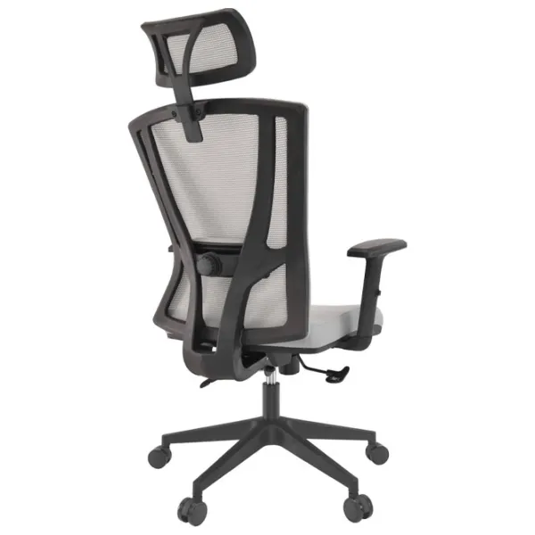 Офисное кресло DecoPrim Reflex Ткань, акриловая сетка/ Серый photo 3