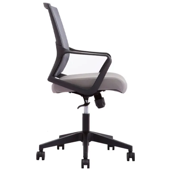 Fotoliu de birou DecoPrim Polo Pânză, plasă acrilică/ Gray photo 3 Fotoliu de birou DecoPrim Polo Pânză, plasă acrilică/ Gray photo 3