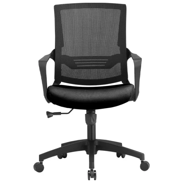 Fotoliu de birou DecoPrim Polo Pânză, plasă acrilică/ Black photo 2