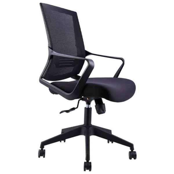 Fotoliu de birou DecoPrim Polo Pânză, plasă acrilică/ Black photo 3