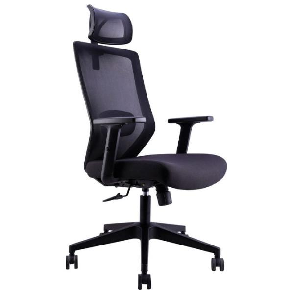 Офисное кресло DecoPrim Focus Ткань, акриловая сетка/ Черный photo 2