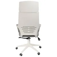 Fotoliu de birou DecoPrim Fenix HB Stofă/ White photo 4
