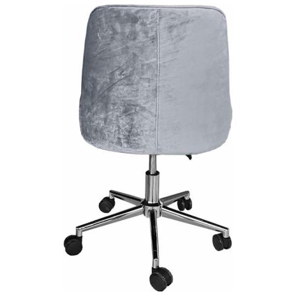 Fotoliu de birou DecoPrim 9019 Stofă/ Gray photo 3