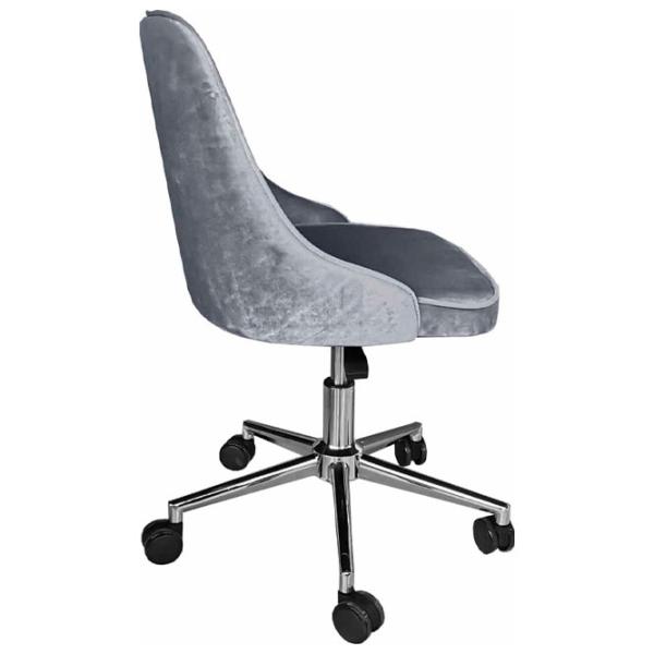 Fotoliu de birou DecoPrim 9019 Stofă/ Gray photo 4