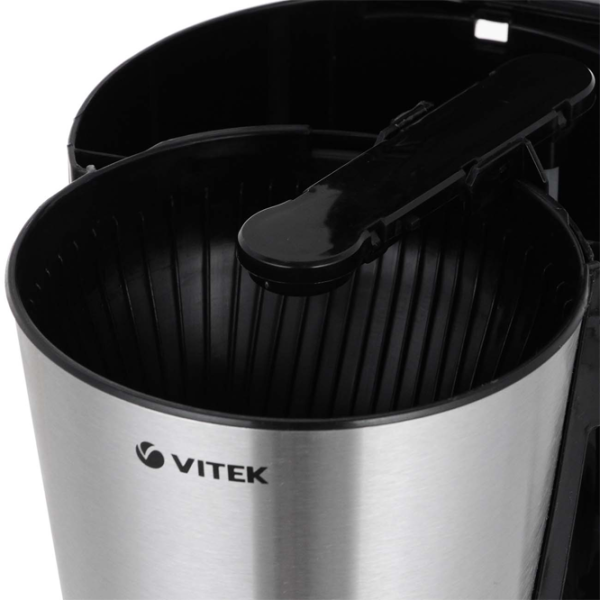 Кофеварка Vitek VT-1527 Капельная / 1.5 л / Нержавеющая сталь photo 8