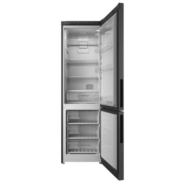 Frigider Indesit ITI 4201 S cu congelator jos 288 l / 196 cm / Silver photo 4