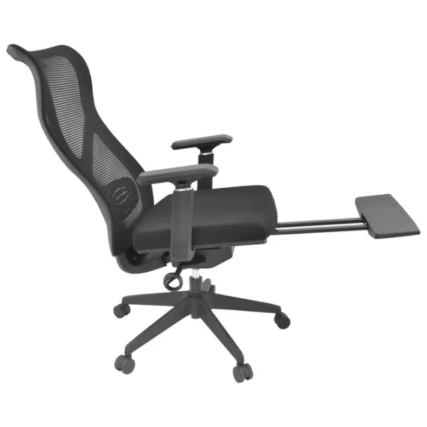 Fotoliu de birou DecoPrim Zaren Pânză, plasă acrilică/ Black photo 4 Fotoliu de birou DecoPrim Zaren Pânză, plasă acrilică/ Black photo 4