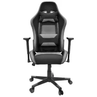 Игровое кресло DecoPrim BX-3760 Ткань/ Черный Серый photo 2