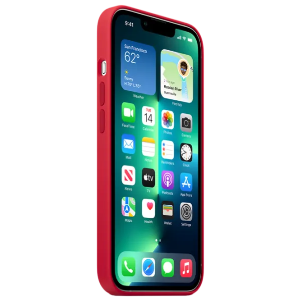 Husă pentru smartphone Apple iPhone 13 Pro Apple/ Back/ TPU/ Red photo 3 Husă pentru smartphone Apple iPhone 13 Pro Apple/ Back/ TPU/ Red photo 3