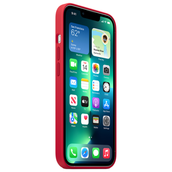 Husă pentru smartphone Apple iPhone 13 Pro Apple/ Back/ TPU/ Red photo 3 Husă pentru smartphone Apple iPhone 13 Pro Apple/ Back/ TPU/ Red photo 3