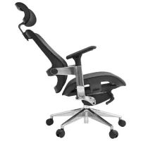 Fotoliu de birou DecoPrim KB-002A Plasă acrilică/ Black photo 3