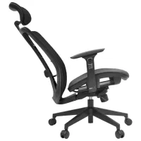 Fotoliu de birou DecoPrim KB-A16 Plasă acrilică/ Black photo 3