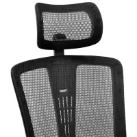 Fotoliu de birou DecoPrim KB-A16 Plasă acrilică/ Black photo 4