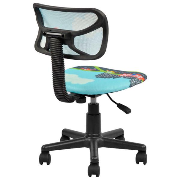Fotoliu de birou Pentru copii DecoPrim F-1019 Plasă acrilică/ Multicolor photo 4