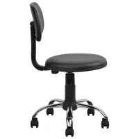 Fotoliu de birou Pentru copii DecoPrim F-8006 Plasă acrilică/ Black photo 3