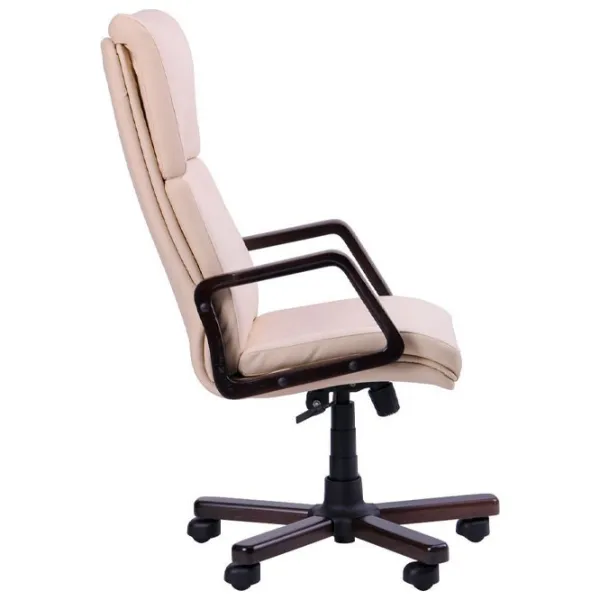 Fotoliu de birou DecoPrim Texas Piele/ Beige photo 4
