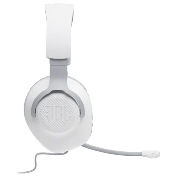 Căști JBL Quantum 100 White Cu fir/ Gaming photo 2 Căști JBL Quantum 100 White Cu fir/ Gaming photo 2