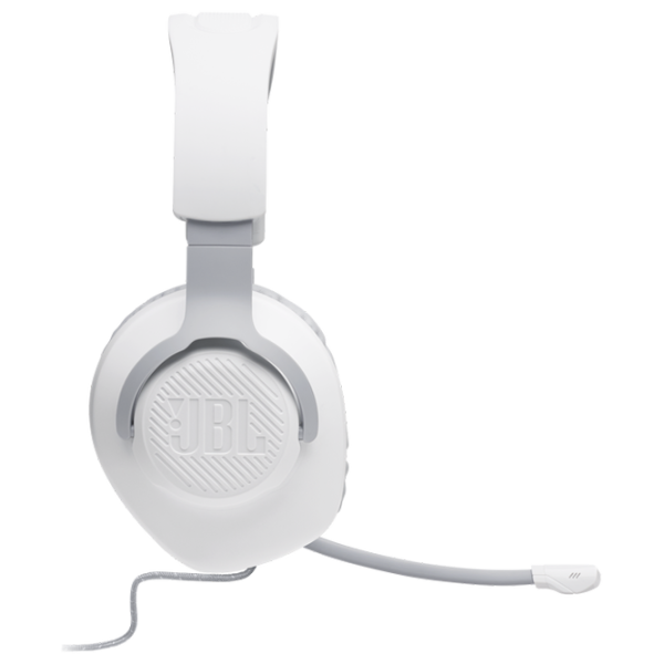 Căști JBL Quantum 100 White Cu fir/ Gaming photo 2 Căști JBL Quantum 100 White Cu fir/ Gaming photo 2