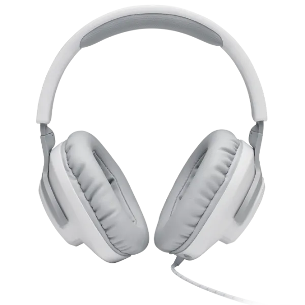 Căști JBL Quantum 100 White Cu fir/ Gaming photo 3 Căști JBL Quantum 100 White Cu fir/ Gaming photo 3