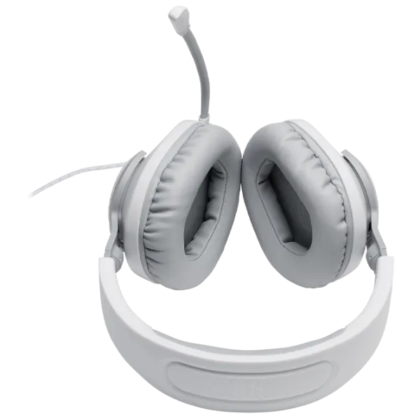 Căști JBL Quantum 100 White Cu fir/ Gaming photo 7 Căști JBL Quantum 100 White Cu fir/ Gaming photo 7