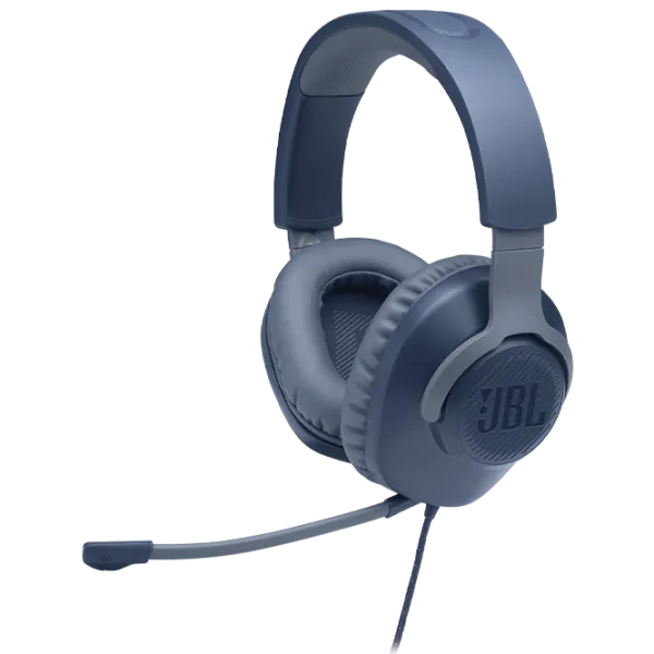 Căști JBL Quantum 100 Blue Cu fir/ Gaming photo 5