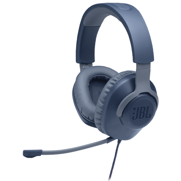 Căști JBL Quantum 100 Blue Cu fir/ Gaming photo 5