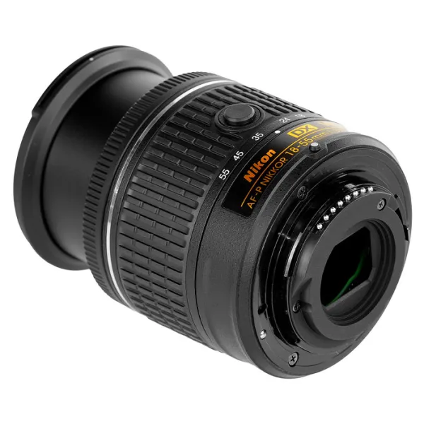 Obiectiv Nikon NIKKOR AF-P DX 18-55mm f/ 3.5-5.6G VR Black photo 2